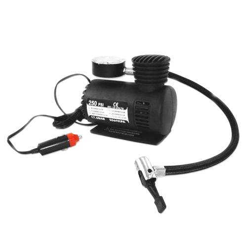 Mini 250 Psi 12 Volt Air Compressor Emergency for Car Tyre, Ball Bike Tyre  Pump
