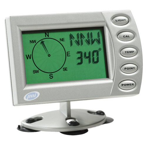 Digital Auto Compass with inside and outside thermometers - ASD